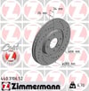Opel Corsa F Ön Fren Diski Havalı Delikli 283mm ZIMMERMANN