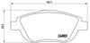 Opel Corsa F Ön Fren Balatası 15 İnç 283mm BREMBO