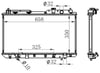 Honda CR-V Radyatör 2.0i Otomatik Şanzıman 95- ORIS