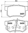 Honda CR-V Arka Fren Balatası VALEO