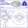 Opel Crossland Arka Fren Diski Poryalı DELPHI