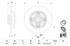 Opel Crossland Citroen C4 Cactus C3 C3 Aircross Peugeot 2008 208 Arka Fren... BOSCH