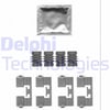 Chevrolet Cruze / Orlando / Opel Astra J Arka Fren Balata Montaj Takımı DELPHI