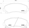 Isuzu D-Max Ön Fren Balatası BREMBO