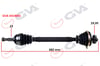 Dacia Logan (2004-2012) 1.5 Dci Komple Aks Sol 682Mm 6001548658-7711497479-82004993