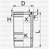DAF MX300/340/375 MX13.303/340/375 MX265 Euro 5/6 Gömlek STD YENMAK