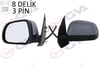 Dış Dikiz Aynası Elektrikli Sol Nıssan Miç Ra 2010 Astarlı Konveks Cam Vm-223Ehp