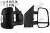 Dış Dikiz Aynası Manuel Sağ Ducato-Boxer-Jumper 06 23.5Mm Konveks Sinyalli Uzun