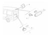 Fiat Doblo 1 2 Fiorino Citroen Bipper Peugeot Nemo Arka Plaka Lambası PSA