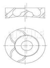 Fiat Doblo Opel Astra H Vectra C Zafira B Piston Segman 1.9 JTD CDTI 82.00 0.40 YENMAK