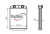 Dacia Dokker 2012 1.2 TCE-1.3 TCE 100 Kalorifer Radyatörü RADISEN