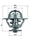 Fiat Ducato Renault Master PSA Boxer Jumper Termostat 79C MAHLE
