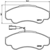 Fiat Ducato Ön Fren Balatası BREMBO