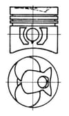 Mercedes OM616 OM617 Piston Segman Standart KOLBEN