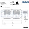 Audi E-Tron Elektrikli Fren Balatası DELPHI
