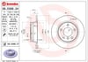 BMW E36 E46 Arka Düz Kaplamalı Fren Diski BREMBO