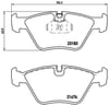 BMW E36 E46 E34 E32 E83 E86 Ön Fren Balatası BREMBO