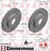 BMW E46 Ön Fren Diski 1999-2004 Çizgili ZIMMERMANN