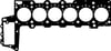 BMW M57 E46 E38 E39 E53 Silindir Kapak Contası 1.65mm 3 Kertik CORTECO