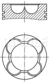 BMW Piston Segman 84.00mm STD M57 D30 MAHLE