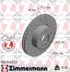 BMW E60 E61 E63 E64 Ön Delikli Fren Diski ZIMMERMANN
