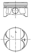 BMW E60 E87 E88 E90 E92 E93 E84 E83 Z4 E85 Piston Segman 84.50mm KOLBEN
