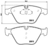 BMW E60 E61 E63 E64 E65 E66 Ön Fren Balatası BREMBO
