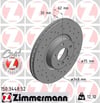 BMW E70 F15 E71 F16 Ön Fren Diski Delikli ZIMMERMANN