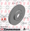 BMW E70 F15 E71 F16 Ön Fren Diski ZIMMERMANN
