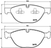 BMW E70 F15 E71 F16 Ön Fren Balatası BREMBO
