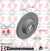 BMW E81 E82 E87 E88 E90 Ön Delikli Fren Diski ZIMMERMANN
