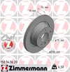 BMW E85 E86 Arka Fren Diski ZIMMERMANN