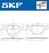 BMW E90 E91 E92 E93 E84 Ön Fren Balatası SKF