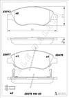 Fiat Egea Ön Balata Büyük Tip KALE-BALATA