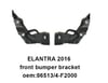 Hyundai Elantra Ön Tampon Braketi Sol DOGAN-