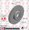 BMW F07 F10 F11 F06 F12 F13 F01 F02 Ön Sol Fren Diski ZIMMERMANN