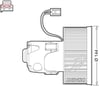 BMW F07 F10 F11 F18 F12 F13 Kalorifer Motoru DENSO