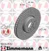 BMW F07 F10 F11 F06 F12 F13 F01 F02 Ön Sağ Fren Diski Delikli ZIMMERMANN