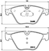 BMW F10 F11 F18 F06 F12 F13 Ön Fren Balatası BREMBO