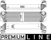 BMW F10 F11 F01 F07 Turbo Radyatörü Premium Line MAHLE