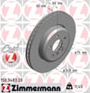 BMW F10 F11 F18 F06 F12 F13 Ön Fren Diski ZIMMERMANN