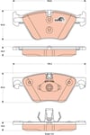 BMW F10 F11 F18 Ön Fren Balatası TRW