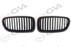 BMW F10 F11 F18 Ön Panjur Böbrek Set Mat Siyah GKL