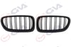 BMW F10 F11 F18 Ön Panjur Böbrek Set Mat Siyah Çift Çıta GKL