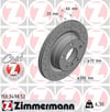 BMW F20 F21 F22 F23 E90 E91 E92 E93 F30 F31 F32 E81 E87 Arka Fren Diski Delikli ZIMMERMANN