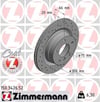 BMW F20 F21 F22 F23 E90 E91 E92 E93 F30 F31 F32 E81 E87 Arka Delikli Fren Diski ZIMMERMANN