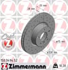 BMW F25 F26 Ön Fren Diski Delikli ZIMMERMANN