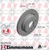 BMW F30 F31 F32 F33 F34 F35 F36 Arka Fren Diski Delikli ZIMMERMANN