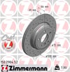 BMW F30 Arka Fren Diski Delikli ZIMMERMANN