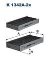 BMW F40 F44 F45 F46 F48 F39 Mini F54 F55 F56 F57 F60 Karbonlu Polen Filtresi... FILTRON